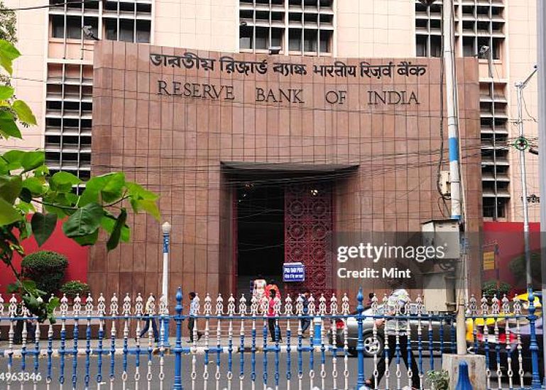KOLKATA, INDIA - MARCH 27: Reserve Bank of India building on Netaji Subash Road on March 27, 2015 in Kolkata, India. (Photo by Indranil Bhoumik/Mint via Getty Images)